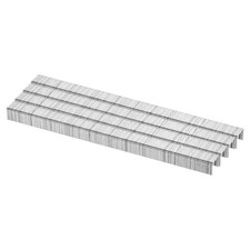 22 Gauge Narrow Crown Staples 3/8"x5/16", 10000Pcs Galvanized Steel, White 0.0025 per staple