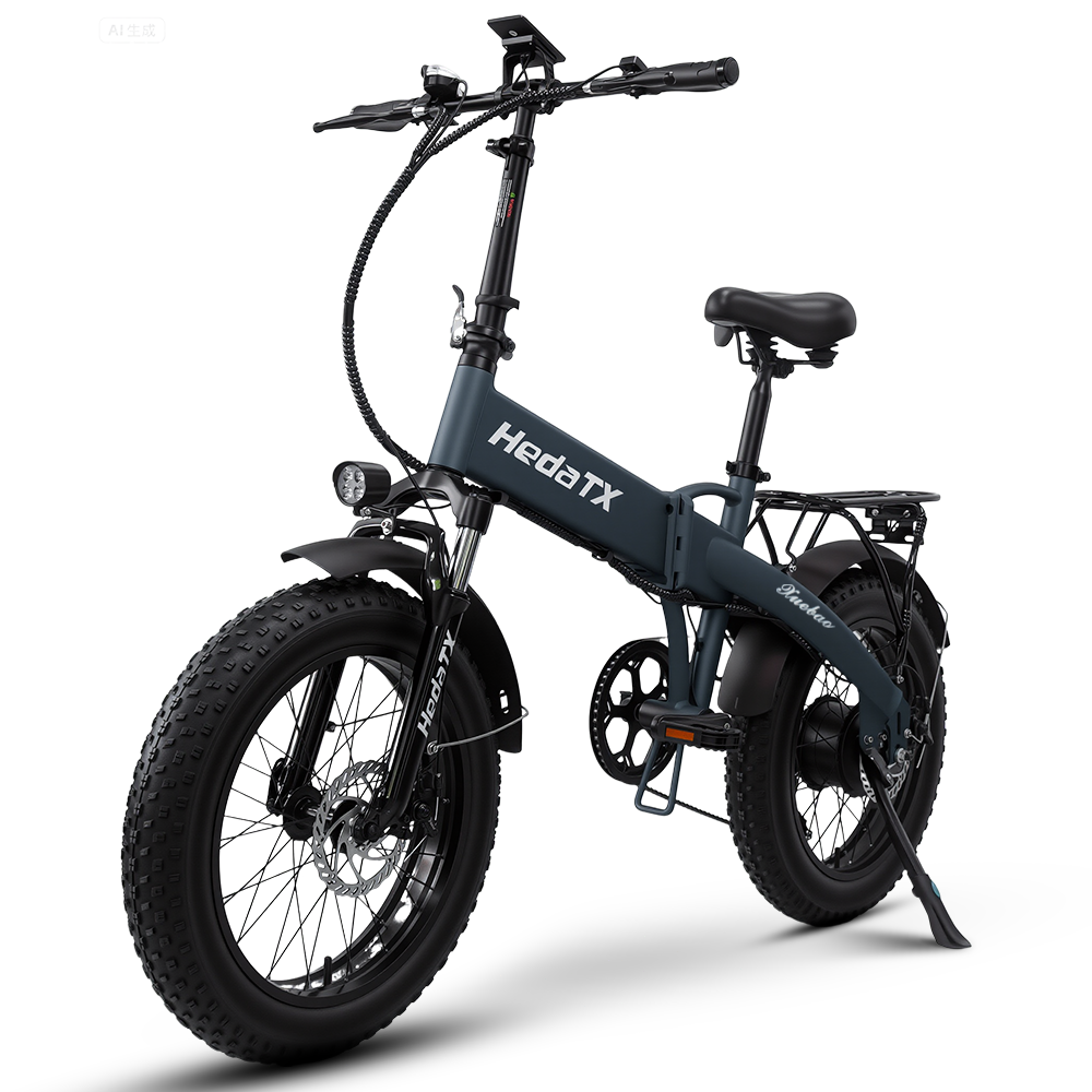 Flow Electric E-BIKE 20×4.0 極太タイヤ 20'' Folding Electric Bicycle 750W Peak 48V/12Ah Snow ebike 4.0