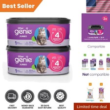 Ultimate Cat Litter Bags - Jumbo 2-Pack for Lasting Freshness  Odor Control