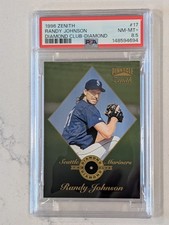 1996 Zenith Diamond Club-Diamond 17 Randy Johnson PSA 8.5