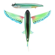NOMAD DESIGN Slipstream 140 Lumo Glow 5.5in Flying Fish Lure (FF140-FP-LG)