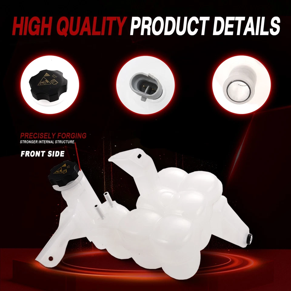 Pressurized Engine Coolant Reservoir w/Cap For Ram 2500 3500 4500 5500 2013-2018 - Image 2 of 4