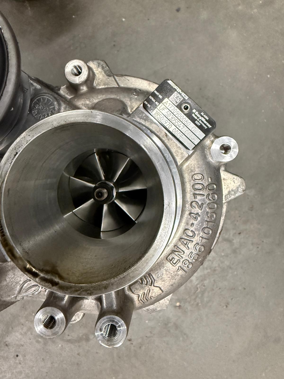 2019 ASTON MARTIN VANTAGE TURBO CHARGERS