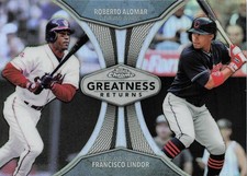 2019 Topps Chrome #GRE-5 Alomar/Lindor Greatness Returns Indians