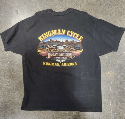 Vintage 1999 Harley Davidson Kingman Cycle Tee