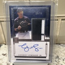 2024 Panini Impeccable Prospect Jersey /99 George Lombard Jr Auto RC Yankees