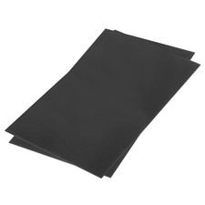 ABS Plastic Sheet 24" x 12" x 0.06" ABS Styrene Sheets Black 2 Pcs