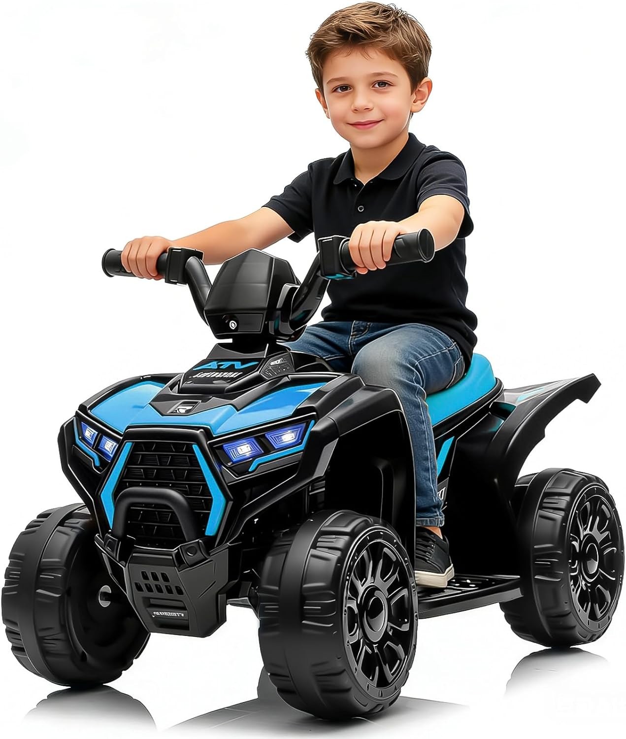 Garvee Kids Battery Powered ATV Car with Music - Electric 4 