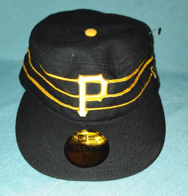 New Era Pittsburgh Pirates Fitted 7 1/4 Hat MLB Authentic Pillbox
