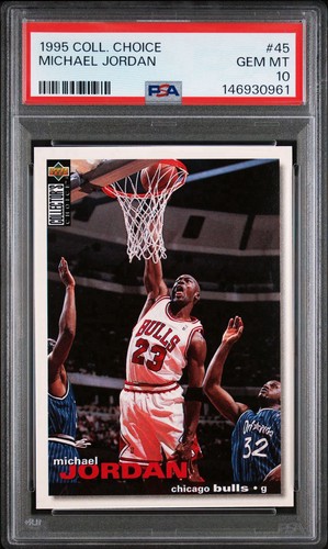 Michael Jordan #45 1995 Collector's Choice card
