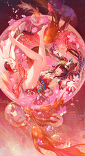 Anime honkai star rail sparkle girls brunette red eyes Custom Gaming Mat Desk