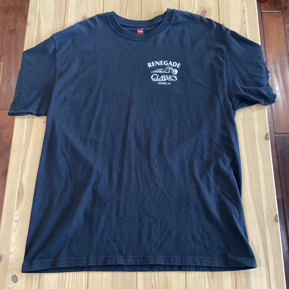 Camiseta para hombre Y2K Renegade Classics estilo aflicción gótica Y2K motocicletas Foto 2 de 4