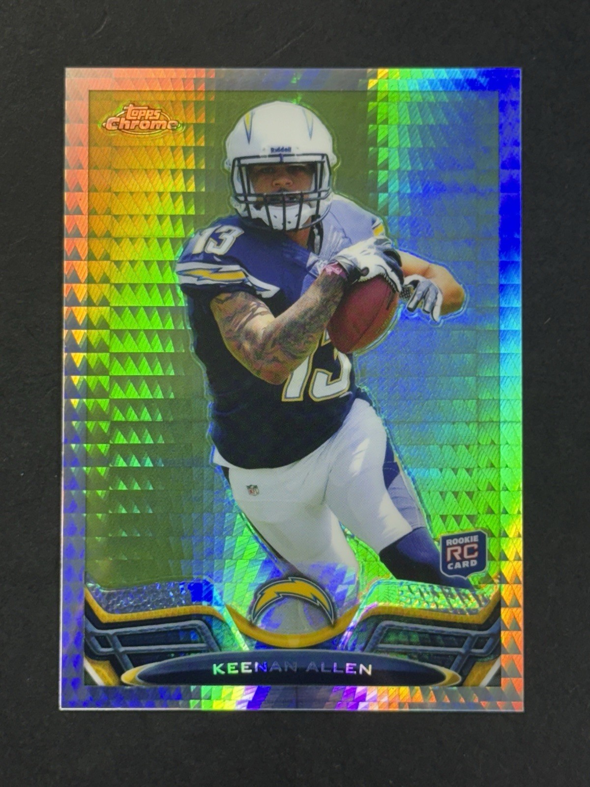 Keenan Allen 2013 Topps Chrome RC 14 Prism Refractor /260 Chargers Rookie