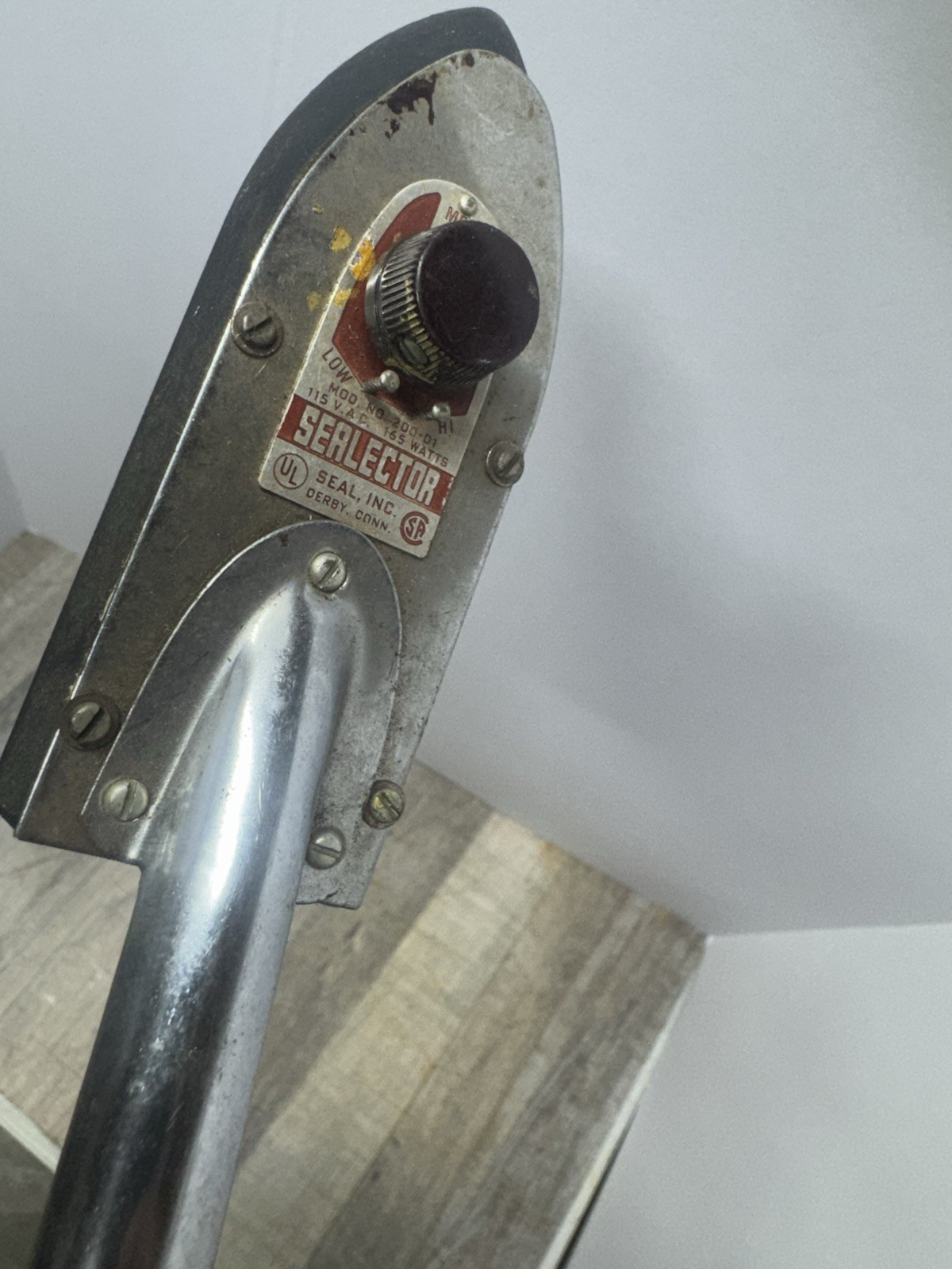 Vintage Selector Tacking Iron By Seal 100-D1 165W RC Airplane Covering Tool