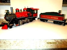 BACHMANN G SCALE  #1225 NP & SOUTHERN "ANNIE" 4-6-0 LOCO/TENDER   EXC/LN