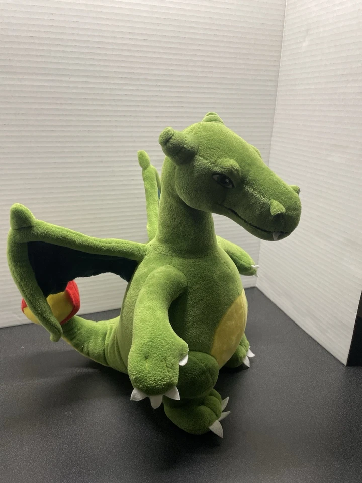 Peluche Vintage Pokemon Charzard Verde 12 Nintendo 1997 Peluche Foto 4 de 4