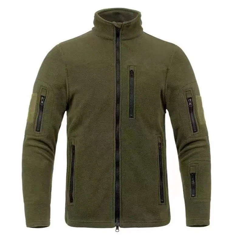 Fleece Tactical Jacket Warm Outdoor Coat Multi Pocket Hiking Camping Trekking
Opens in a new window