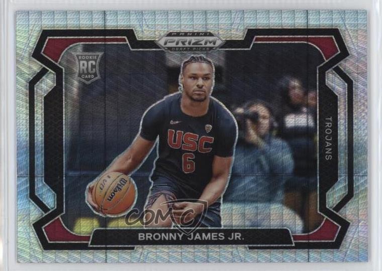 2024 Panini Prizm Draft Picks Hyper Variations Bronny James Jr #86 Rookie RC 1yj