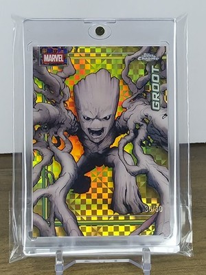 2026 Topps Chrome Marvel GROOT Gold X-Fractor /50