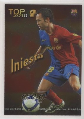 2009-10 Mundicromo Official Quiz Game Collection La Liga Andres Iniesta #604 c4m