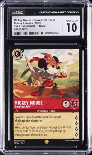 Mickey Mouse - Brave Little Tailor graded CGC 10 for sale on eBay