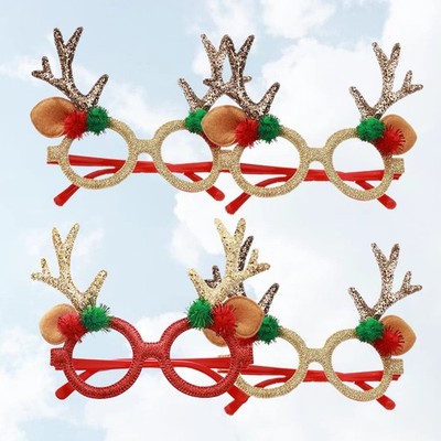  4 stücke dekorative weihnachten auge brille party lustige gläser schöne flash