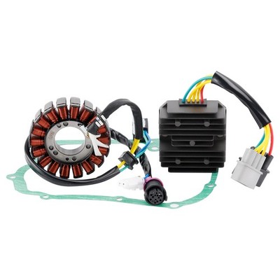 Lichtmaschine Stator 2 Stecker Regler Dichtung für Linhai Hytrack 400 E2 ATV UTV