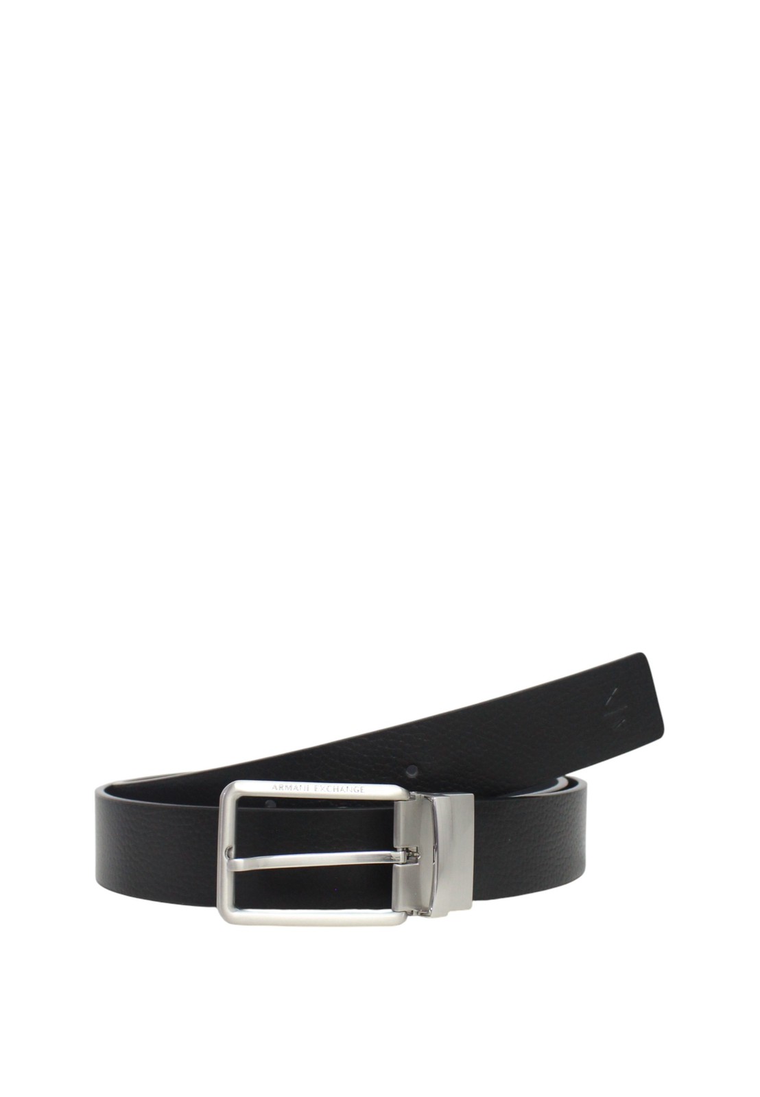 Armani Exchange Uomo Nero/Navy Cintura In Pelle - Immagine 2