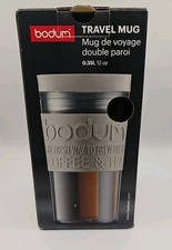 Bodum Travel Mug 0.35l schwarz Reisebecher Doppelwandig