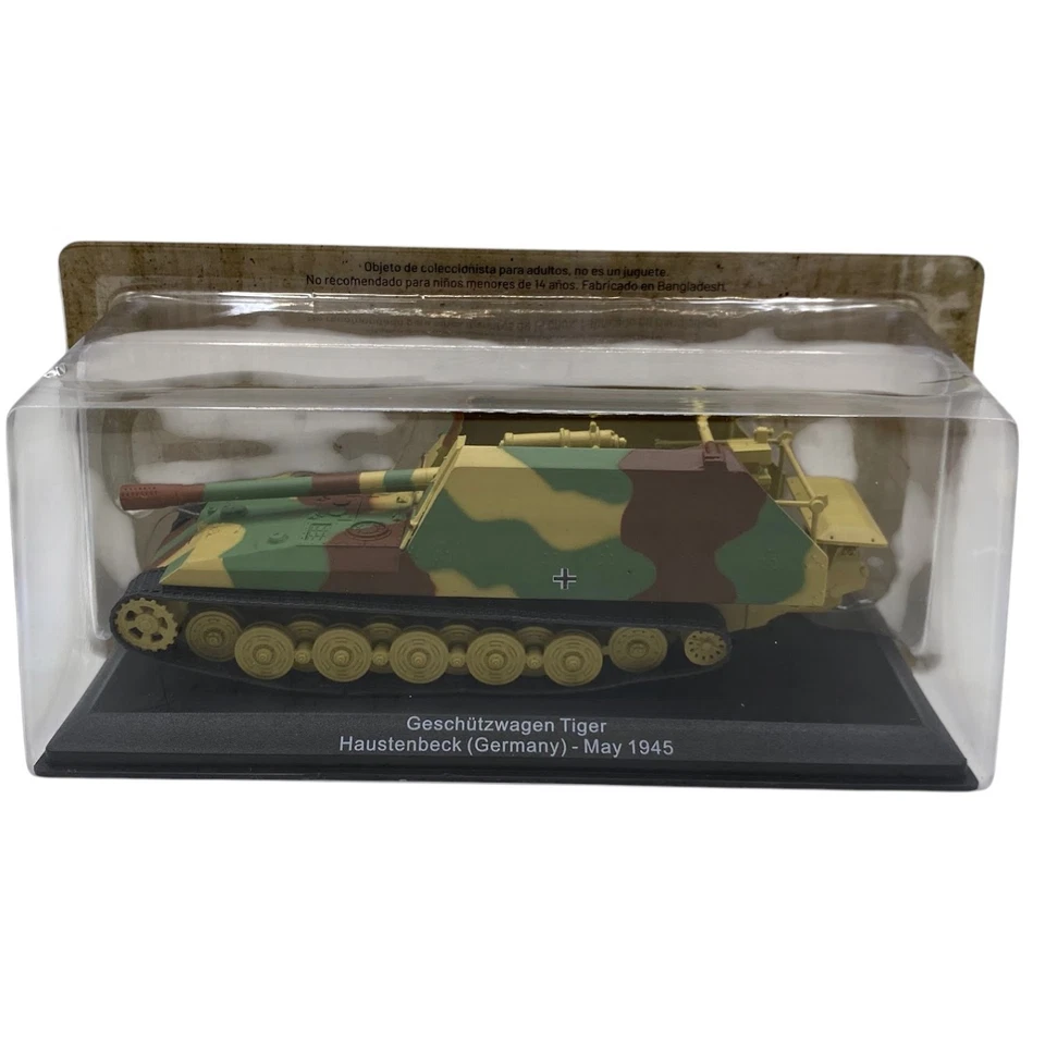 Geschutzwagen Tiger Haustenbeck Germany 1945 1:72 Réservoir Altaya Diecast - Photo 1/1