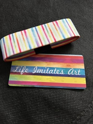 Zox - Life Imitates Art Zox Strap Reversible Wristband NEW