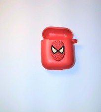Spider-Man Earphone Case For Apple Airpods Fit 1  2 Generation Fair Condition 