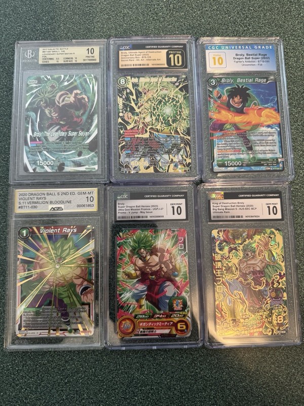 Lot Of 14 Dbz Cards
