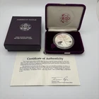1987-S American Silver Eagle Dollar $1 proof - Box & COA - US Mint