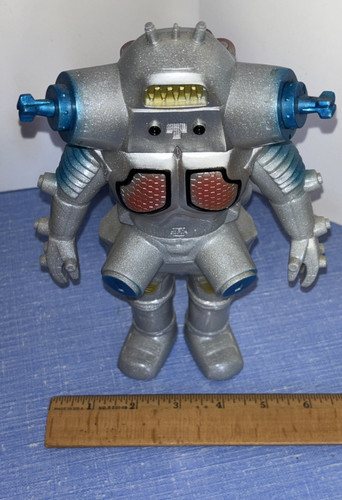 Ultraman KING JOE Sofubi 9" Soft Vinyl Figur Silber Glitzer Yamanaya Japan 2000 - Bild 6 von 7