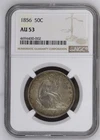 1856 Seated Liberty Half Dollar NGC AU-53