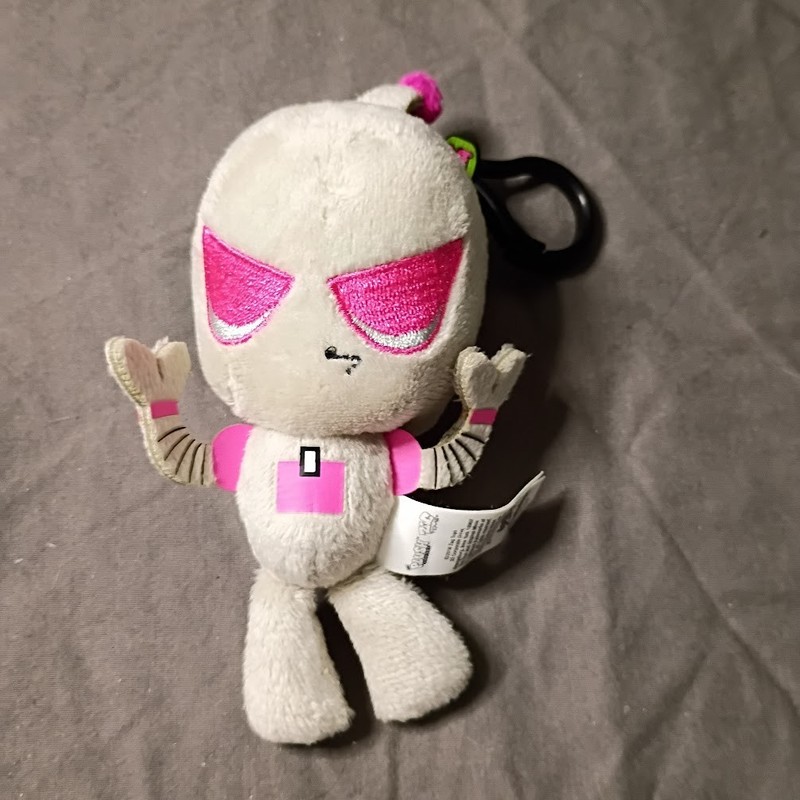 Zag Toys Invader Zim Original Minis Clipon GIR Pink Version Super Rare 2016