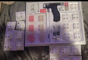 Studex Universal Ear Piercing Kit Gun w/ Studs, Care Solution, Pads, Manual