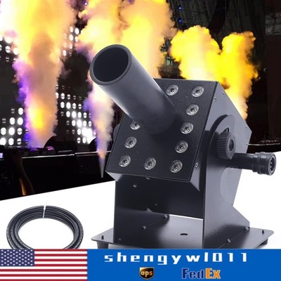 250W LED CO2 Cannon Machine Party DMX Control CO2 Jet RGB Co2 Cryo With 6m Hose