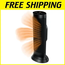 Black Tower Heater - Safety Features Included