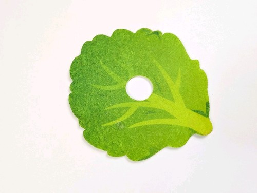 LeapFrog 4-in-1 Learning Hamburger Stacking Baby Toy Replacement FELT LETTUCE