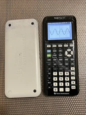 TEXAS INSTRUMENTS TI-84 PLUS CE GRAPHING CALCULATOR W/COVER