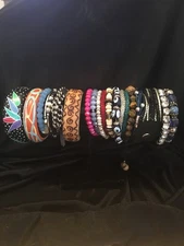 Lot Of 20 Assorted Bracelets. STAND NOT INCLUDED