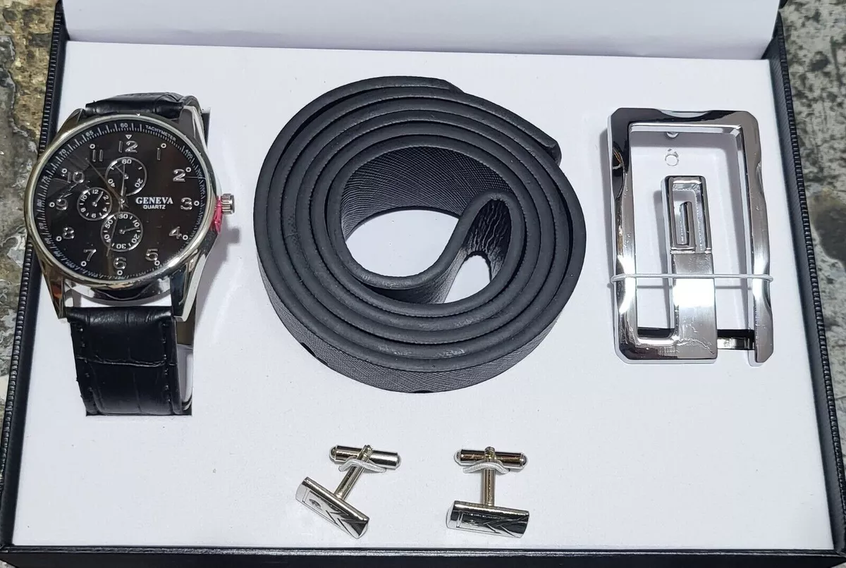 Watch and belt gift set new arrivals
