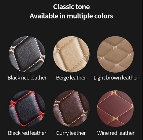 For Hyundai Car Trunk Mats Custom All Series Pu Leather Waterproof Floor Mat Rug - Imagen 15 de 30