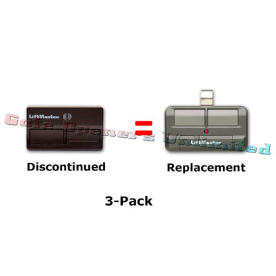 Liftmaster 372LM 3-Pack Security+ Garage Opener Remote Replaced by 892LT Remote