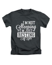 I'm Not Sleeping I'm Just Resting My Eyes Adults T-Shirt Funny Top New