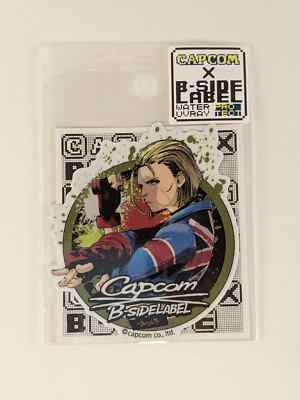 Capcom B-Side Label Sticker Street Fighter 6 Cammy Waterproof US SELLER ...