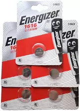 5 PACK ENERGIZER ECR1616 CR1616 Lithium Bat. (GREAT EXPIRE 06/34) FREE SHIP+TRAK