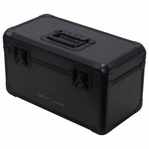 Odyssey K7120BL Black KROM Utility Travel Case for roughly 120 7" Vinyl Records